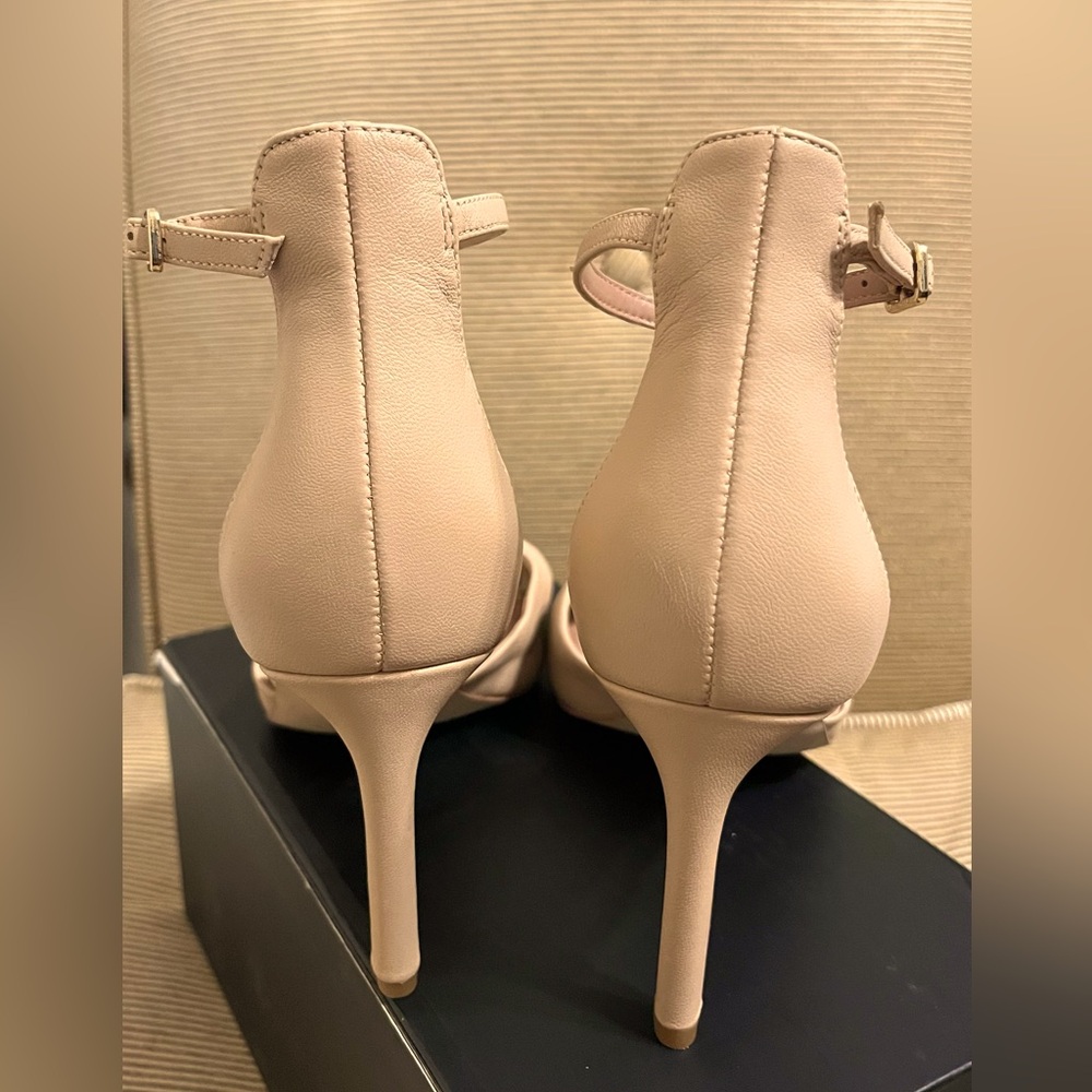 NWOT Nordstrom Anders Leather Ankle Strap Sandal in Tan Candy - Size 8 - Picture 11 of 17